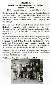 Juni 2010 Grotjahnstiftung